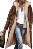 ASKSA Femme Longue Doudoune Chaude Polaire Réversible Veste Voir les images du produit 1