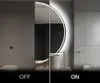 Unregelmäßiger asymmetrischer angeschnitten Spiegel mit LED Produktbild-Vorschau 4