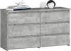 BDW, cassettiera, 6 cassetti, 100x57, armadio, credenza, Anteprima dell’immagine prodotto 2