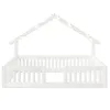 Lit cabane 90x200 cm avec barrière de sécurité et guirlande Voir les images du produit 11