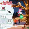 2,5m Suspendu Noël Renne gonflable & Père Noël avec LED Voir les images du produit 5