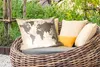 MuchoWow® Outdoor Kissen - Weltkarte - Sepia - Vintage - Produktbild-Vorschau 3