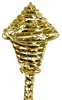 LED Dekolaterne 57 cm Gold mit 40 LEDs und Timer – Produktbild-Vorschau 2
