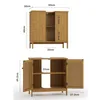 BEALIFE Waschtischunterschrank 60x30x60 cm | Mit Produktbild-Vorschau 9