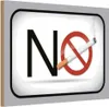 vianmo Holzschild 20x30 cm No smoking Rauchverbot Produktbild-Vorschau 1