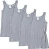 HERMKO 2800 4er Pack Jungen Unterhemd (Weitere Farben) Produktbild-Vorschau 1