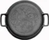 Ø24 cm Deckel-Bratpfanne Gusseisen Servierpfanne Produktbild-Vorschau 3