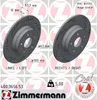2x ZIMMERMANN Bremsscheibe 400.3656.53 58mm 5kg 300mm Produktbild-Vorschau 1