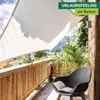 Sonnensegel für den Balkon, 140x270cm, hellgrau Produktbild-Vorschau 1