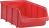 A red storage bin is shown from a three-quarter angle against a white background. Produktbild-Vorschau