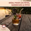 Lot de 6 pailles en verre Bremermann, 15 cm de long, Voir les images du produit 2