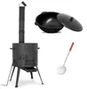 Utschak mit Schornstein Ø 374 mm, + 10L Kazan Kasan Produktbild-Vorschau 1