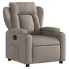 vidaXL Relaxsessel Taupe Stoff Produktbild-Vorschau 1
