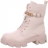 Laufsteg München Schnürstiefel Beige Produktbild-Vorschau 1