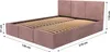 Muralo POLSTERBETT für Schlafzimmer Polsterbett mit Produktbild-Vorschau 2