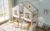 Etagenbett 90x200 cm Kinderbett Hausbett aus Produktbild-Vorschau 9