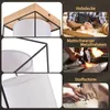 ZMH Deckenleuchte Flur Deckenlampe Holz 1 Flammig E14 Produktbild-Vorschau 6