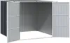 An open metal shed with its doors swung wide, revealing the interior. Náhled obrázku produktu