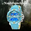 Herren Militär Sportuhr Analog Digital Dual Time LED Produktbild-Vorschau 6