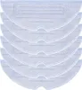 A stack of white microfiber mopping cloths for a robot vacuum cleaner. Produktbild-Vorschau