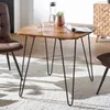 Esszimmertisch 80x80x76 cm Sheesham Massivholz, Esstisch Produktbild-Vorschau 2