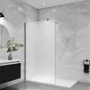 A modern bathroom with a walk-in shower. Produktbild-Vorschau