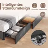 VASAGLE Polsterbett und 7-Zonen Matratze Set, 160 x 200 cm, Produktbild-Vorschau 7