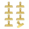 8x Verschlussclips Gold Verschlussklammern Edelstahl Produktbild-Vorschau 3