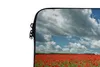 MuchoWow® Laptop Hülle 13 Zoll Schneeweiße Wolken über Produktbild-Vorschau 3