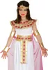 Cleopatra Kostüm Rubinrot für Kinder 5-12 Jahre Kleid Antike Fasching Karneval Mottoparty Produktbild-Vorschau