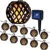 Solar Garten Lichtergirlande Flammen-Effekt 10 LED warmweiß Produktbild-Vorschau 4