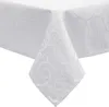 Damast-Tischdecke mit Ornamenten, Seidenglanz, Kreisdesign, Produktbild-Vorschau 1