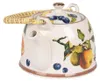 Teiera Clayre & Eef con filtro 800 ml Bianco Giallo Anteprima dell’immagine prodotto 2
