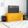 Mobile TV giallo senape 99x39x44 cm acciaio Anteprima dell’immagine prodotto 3