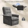 Poltrona relax elettrica FLEXISPOT con funzione reclinabile Anteprima dell’immagine prodotto 3