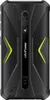 The back of a black Ulefone Armor X12 Pro smartphone with green accents. Náhled obrázku produktu