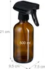 Relaxdays Sprühflasche Glas, 4er Set, 500ml, Nebel & Produktbild-Vorschau 4