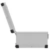 vidaXL Custodia per 60 CD Alluminio ABS Argento Anteprima dell’immagine prodotto 6