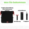 BubbleBum Seggiolino auto portatile senza schienale, nero Anteprima dell’immagine prodotto 9