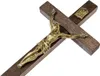 Dřevěný křížek na zavěšení, hnědý, 13,5 x 6,5 cm Náhled obrázku produktu 3