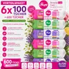 Sleepy Easy Clean Sensitive Mix Set 6x100 Tücher – Zitrone Produktbild-Vorschau 1