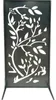 Sichtschutzwand floraworld Blätter 90 x 180 cm anthrazit Produktbild-Vorschau 3