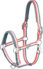 Eskadron Halfter Double Pin steel blue-greige-coral blossom Produktbild-Vorschau 1