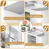 Badorganizer Schreibtisch Organizer 5 Fächer,Stiftehalter Produktbild-Vorschau 3