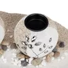 Relaxdays Teelichthalter Set, Blattschale, Deko Sand, Produktbild-Vorschau 10