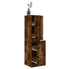 vidaXL Armadio speziale in rovere fumé 30x41x144,5 cm Anteprima dell’immagine prodotto 2
