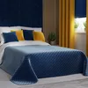 VELVI Dekorative Tagesdecke Marineblau Eleganz 170x210cm - Produktbild-Vorschau 4