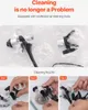 A step-by-step guide on how to clean a spray nozzle, with a larger image of the nozzle in soapy water at the top. Produktbild-Vorschau
