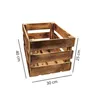 7-er Set - Vintage Holzkisten Geflammt – 50x40x30 cm (4 Produktbild-Vorschau 4