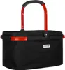 Einkaufskorb 22 Liter schwarz rot - Schwarz-Rot Produktbild-Vorschau 1